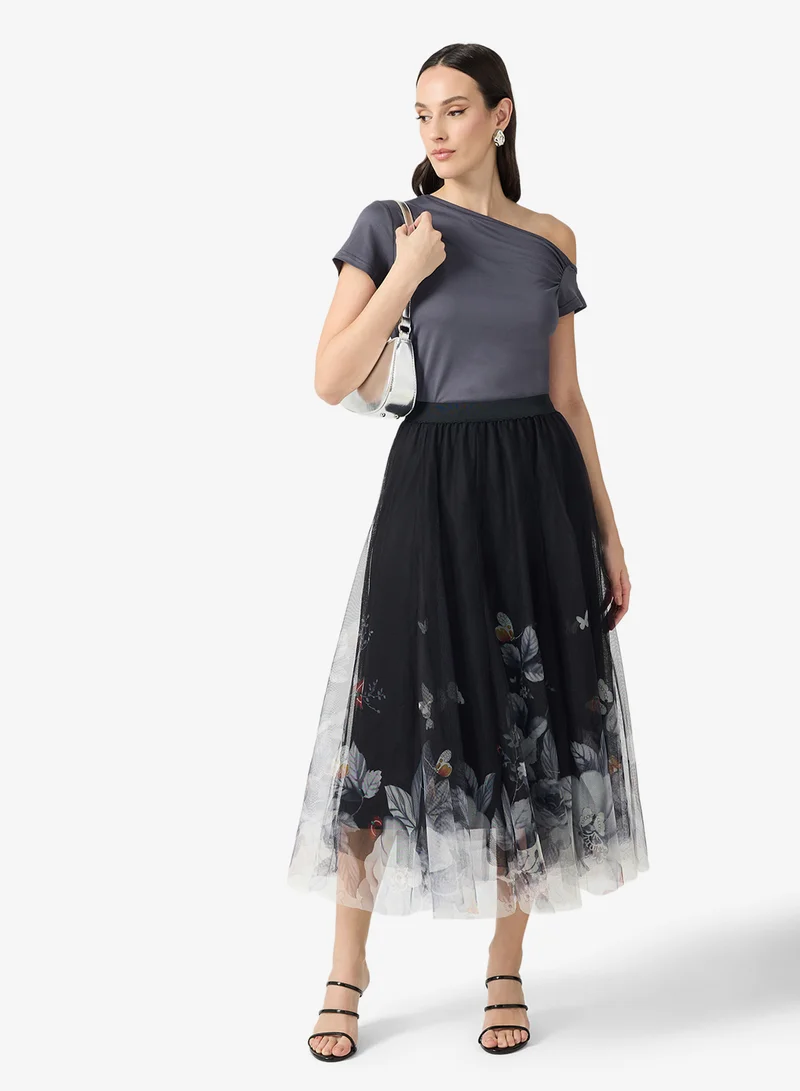 ELLA Floral Print Skirt